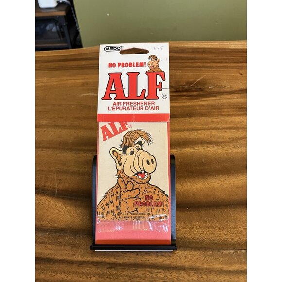 ALF: NO PROBLEM Air Freshener (1987)  Vintage MEDO TV Alien Factory-Sealed - Picture 1 of 9